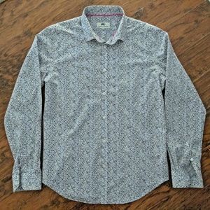 Moods of Norway | White/Blue | LS Floral Shirt